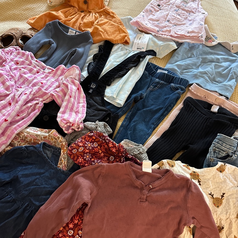 Mixed Baby/Toddler Clothing Lot - Multicolor Set